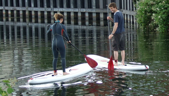 Go paddling with a friend