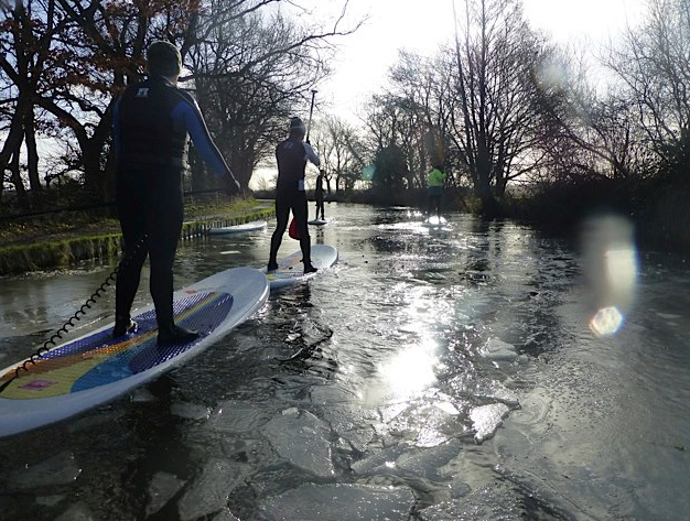 Central SUP on ice