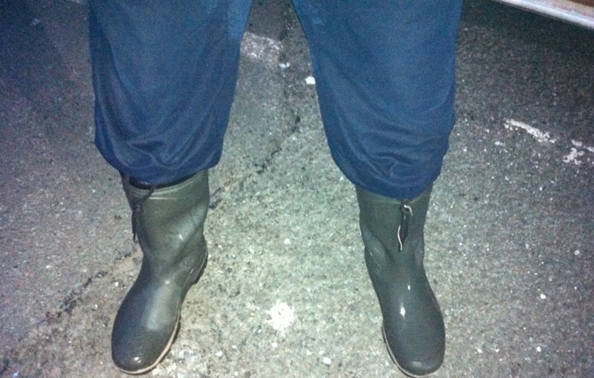 wet wellies