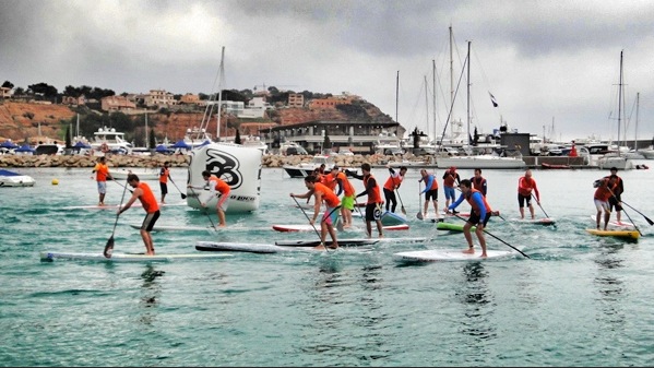 2013 Port Adriano SUP Race BEN SWAILS