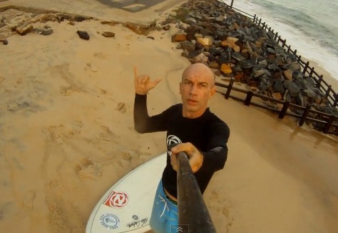 Roberto Moretto SUP surfing in Brazil