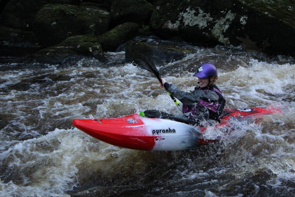 White Water Paddler Amy Elworthy - photo Dave Smith