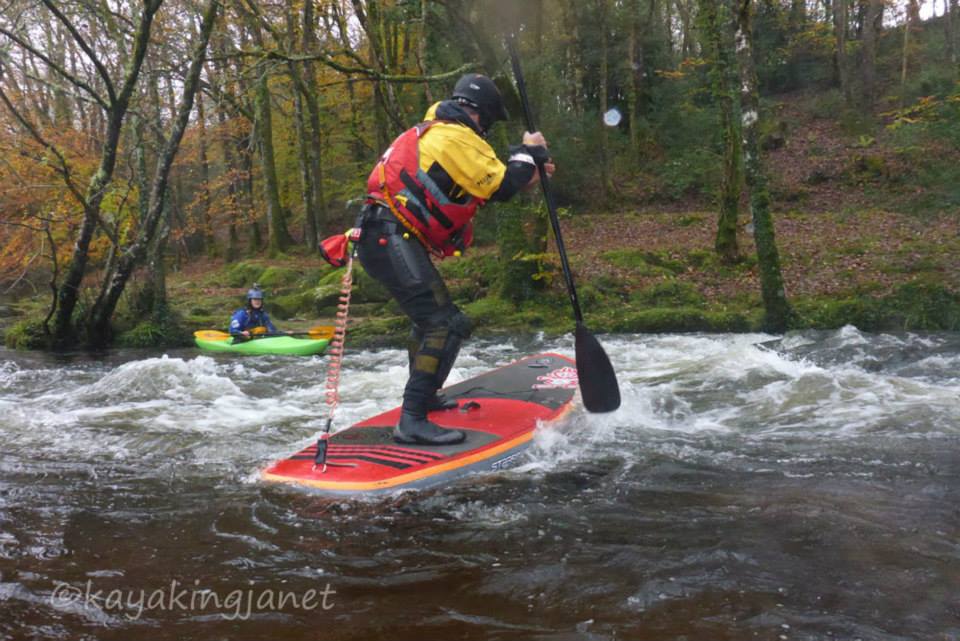 Martin Tillman on the River Dart - photo kayakingjanet