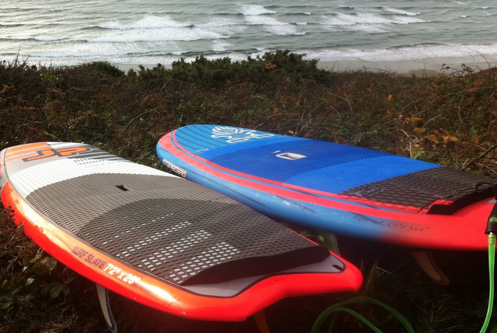 The Starboard Hyper Nut and JP Surf Slate