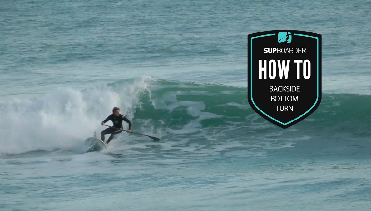 The backside bottom turn / How to SUP videos