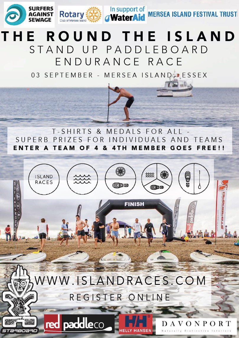 SUP ENDURANCE ROUND MERSEA ISLAND 2017