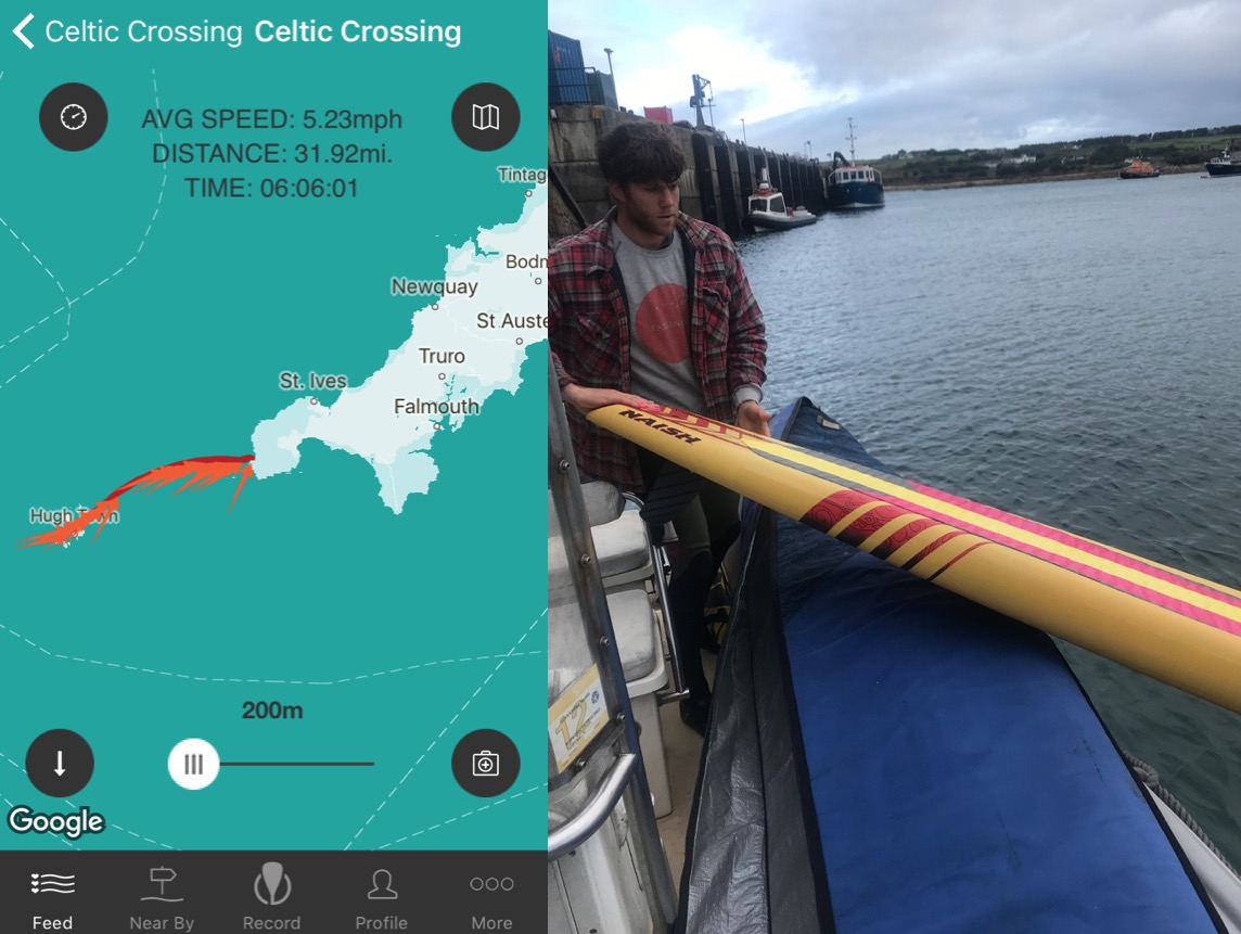 Ben Fisher's full on SUP Challenge... Celtic crossing 'bandit run'!