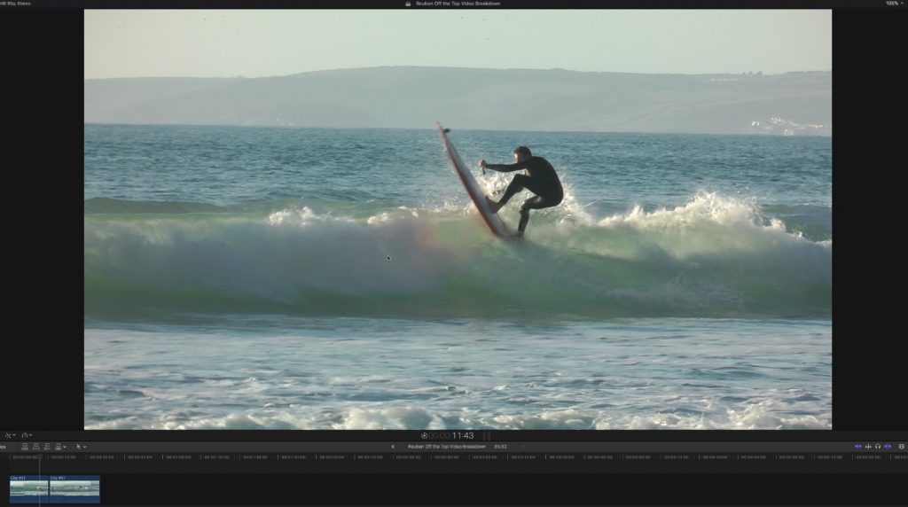 SUPboarder PRO video breakdown / Small wave re-entry