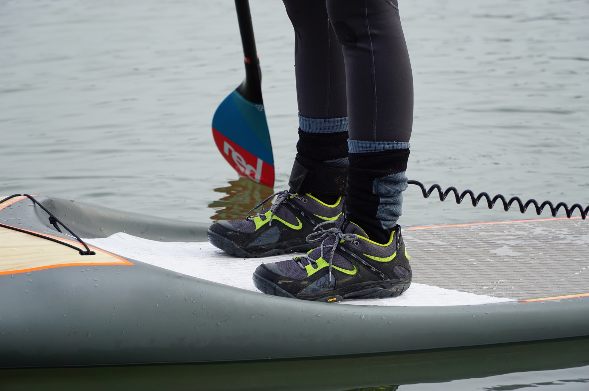 What to wear on your feet paddleboarding? - trainers