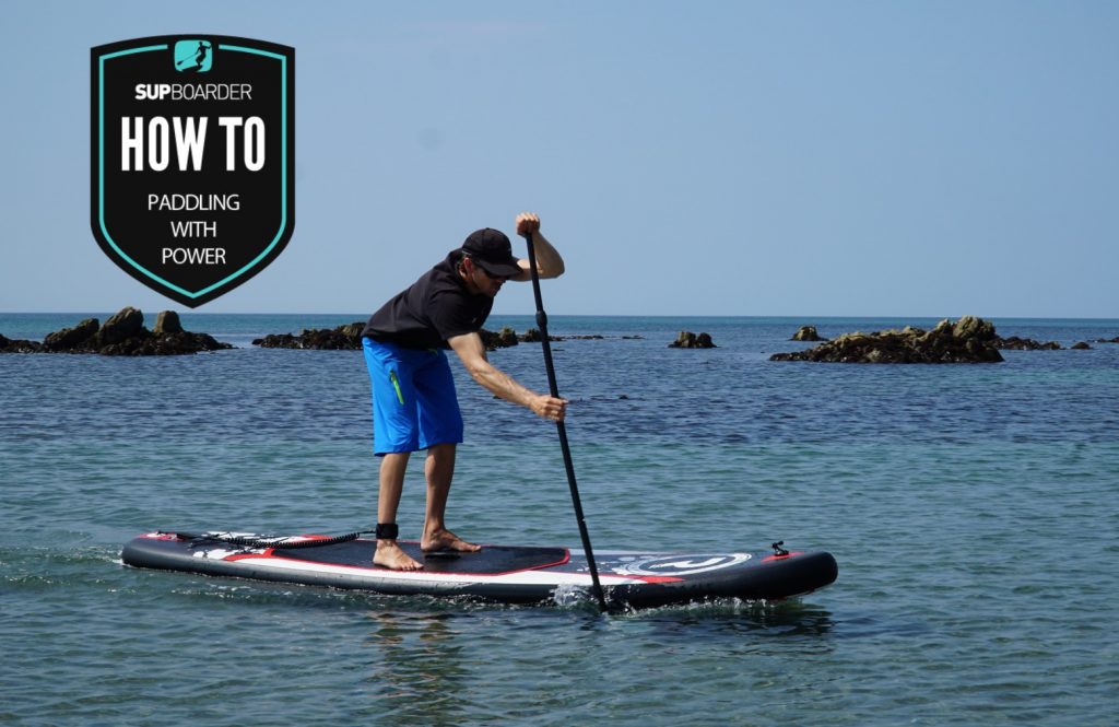 Learning how to paddle with power / How to video