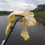 Paddle against plastic