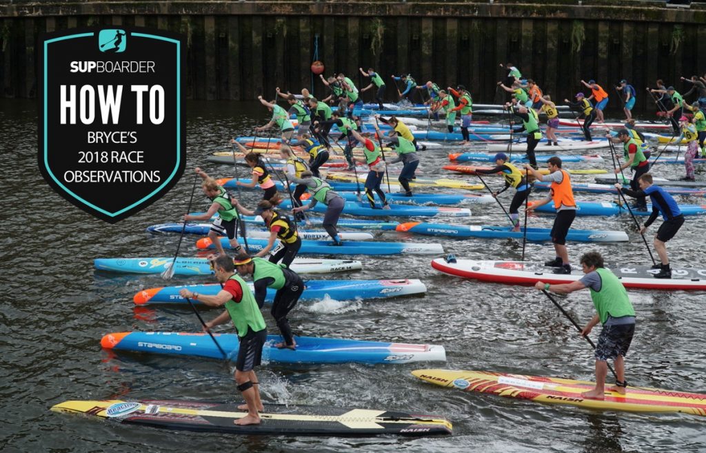 2018 SUP race observations – Race Dr Bryce Dyer / How to video