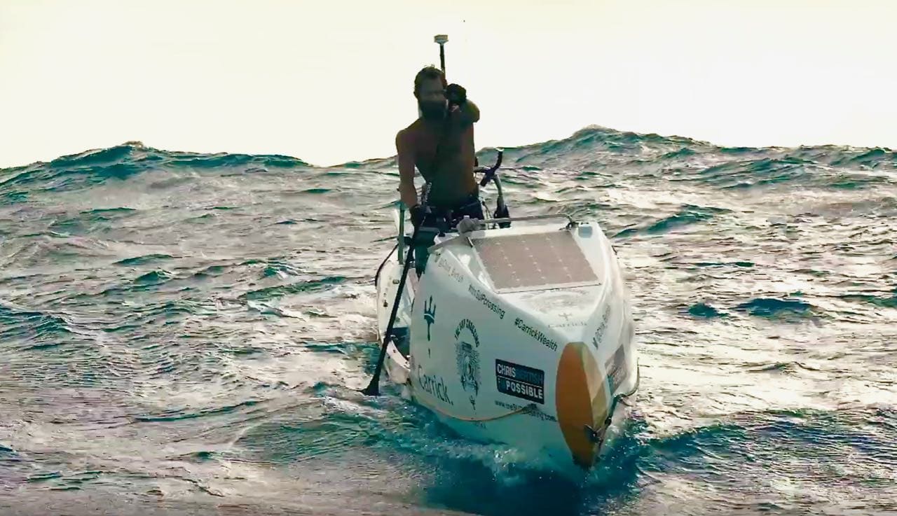 Chris Bertish Stand up paddling across the Atlantic / Showreel