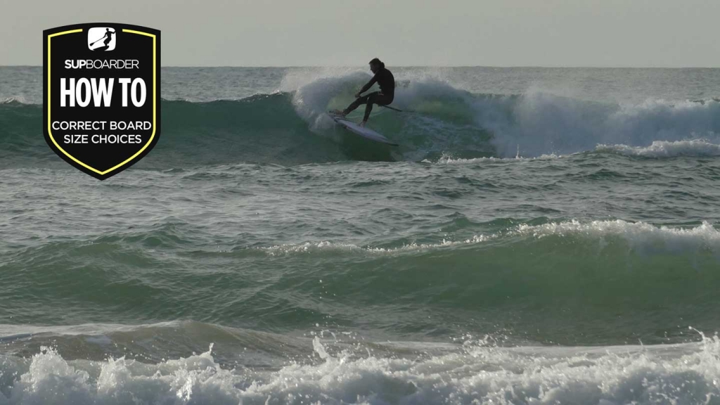 Making the correct board size choices to help your SUP progression