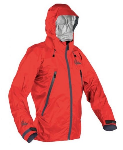 Drop rear hem protects when standing or seated Mens Vantage Kayak Coat Jacket Olive Palm Kayak or Kayaking 