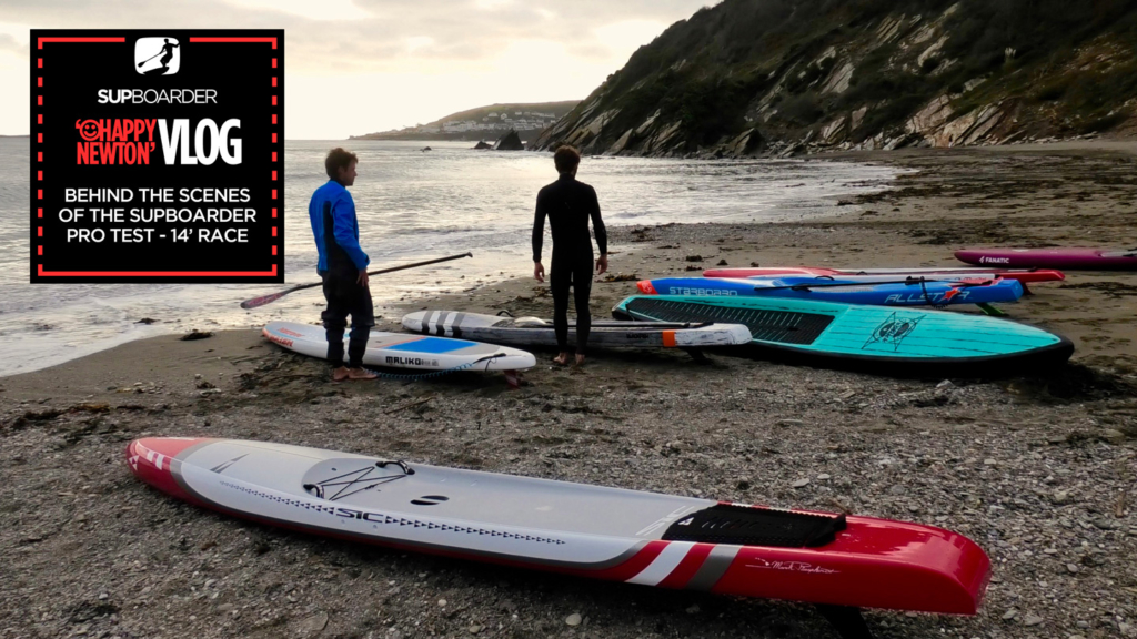 SUP Vlogger Ep5 / Behind the scenes of day 1 SUPboarder Pro 14′ race testing