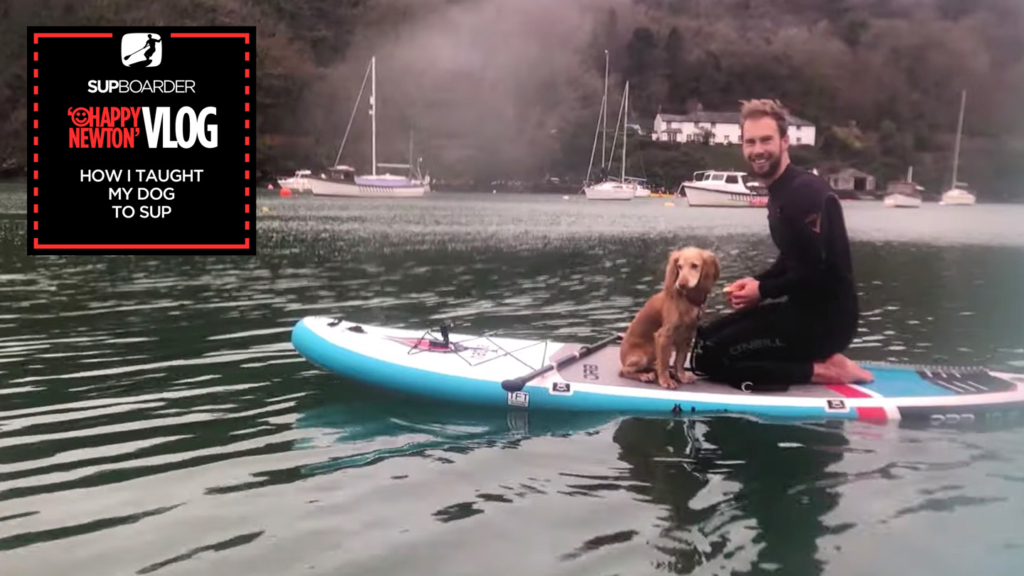 SUP Vlogger Ep7 / How I taught my dog to SUP
