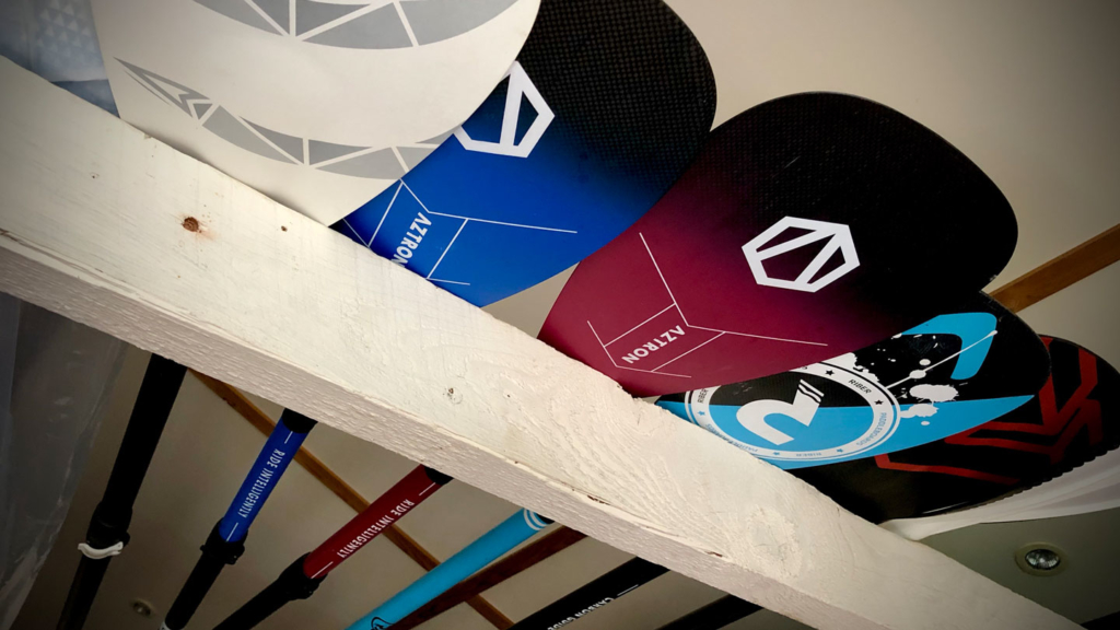 SUPboarder quick SUP tip / Store you your adjustable 2 & 3pc paddles apart