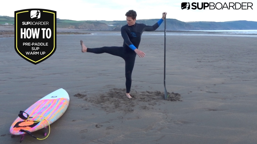 Pre-paddle SUP warm up routine / How to video