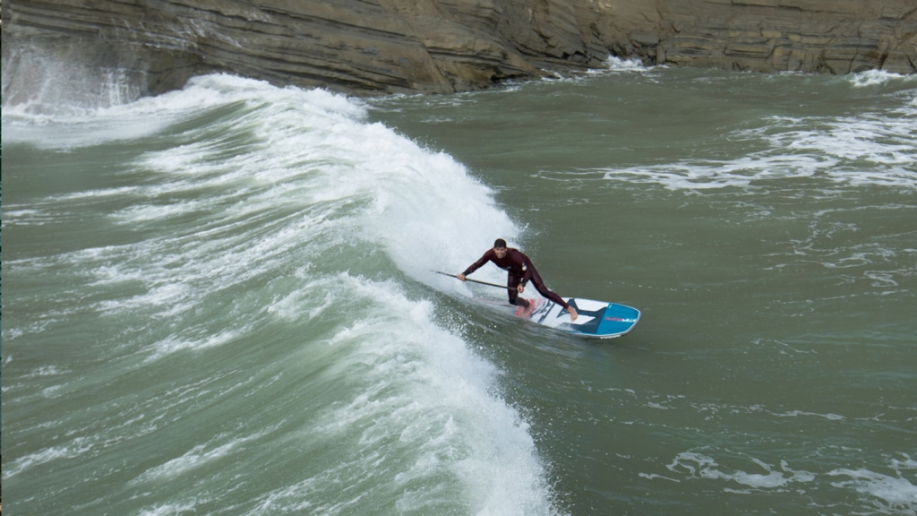 What is drive when SUP surfing?