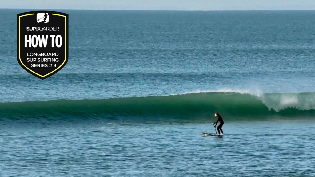 Longboard SUP Surfing Series #3 / Catching Waves on a Longboard SUP