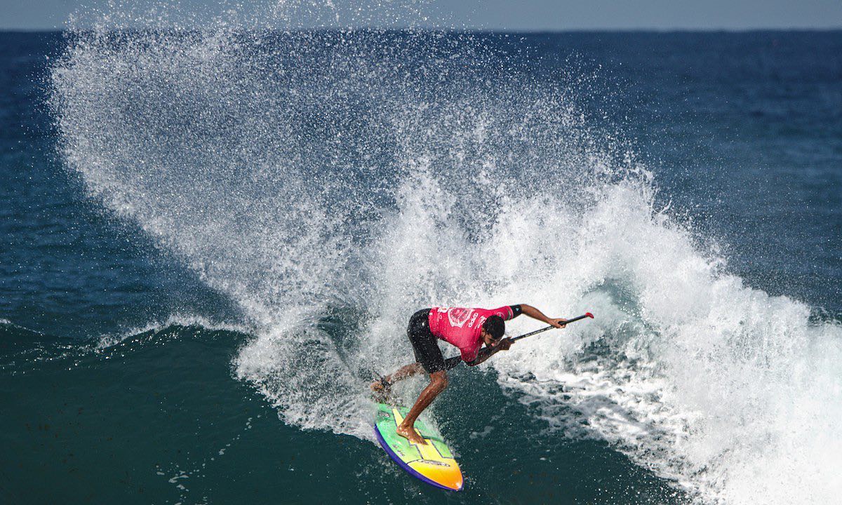 Wellington Reis Backhand Attack SUP Surfing - SUPboarder Magazine