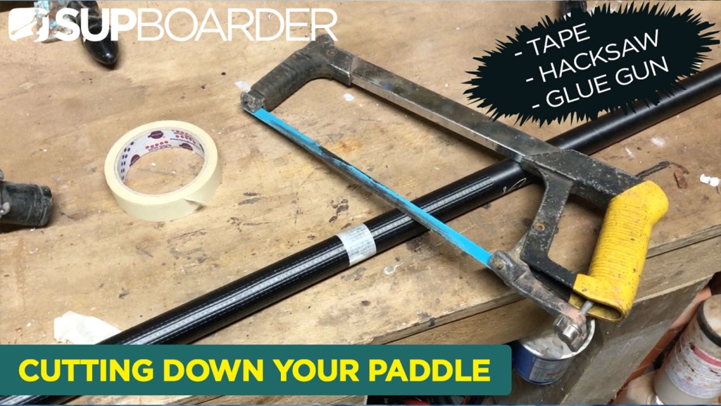 Cutting down your SUP paddle / Reuben shows us how