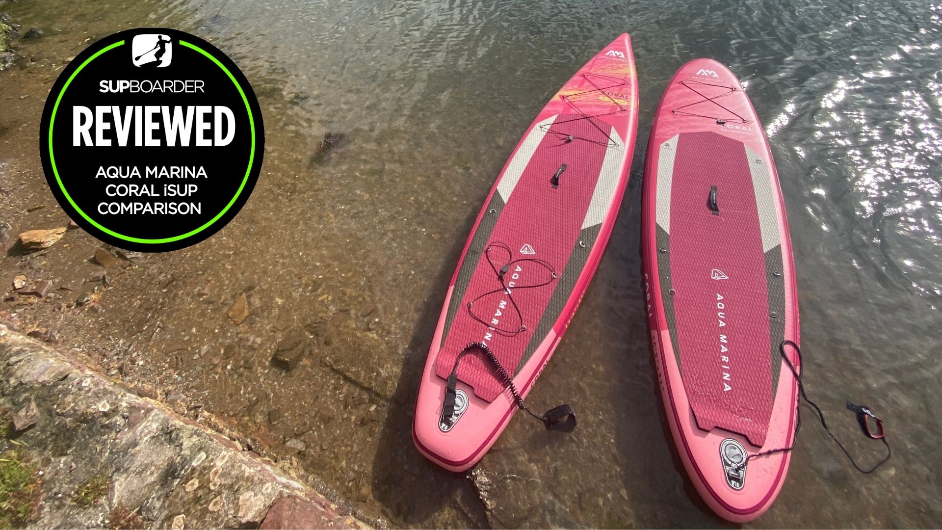 Aqua Marina Coral Range iSUP Comparison Review 2022 SUPboarder Magazine