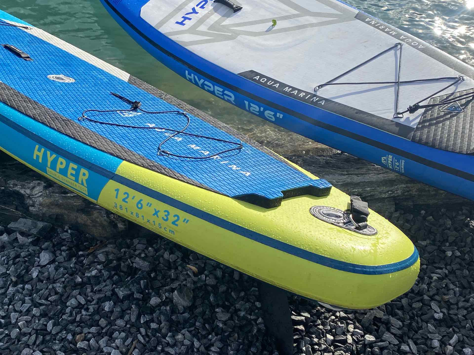 - - SUPboarder Touring Hyper Marina Review Magazine 2022 Aqua