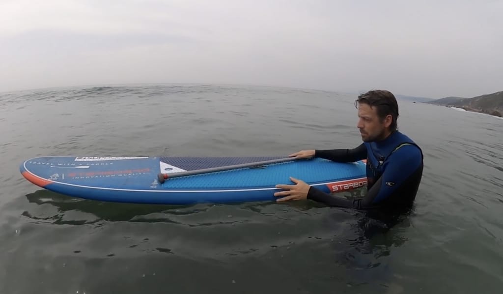 A quick tip to help you get on smaller SUPs