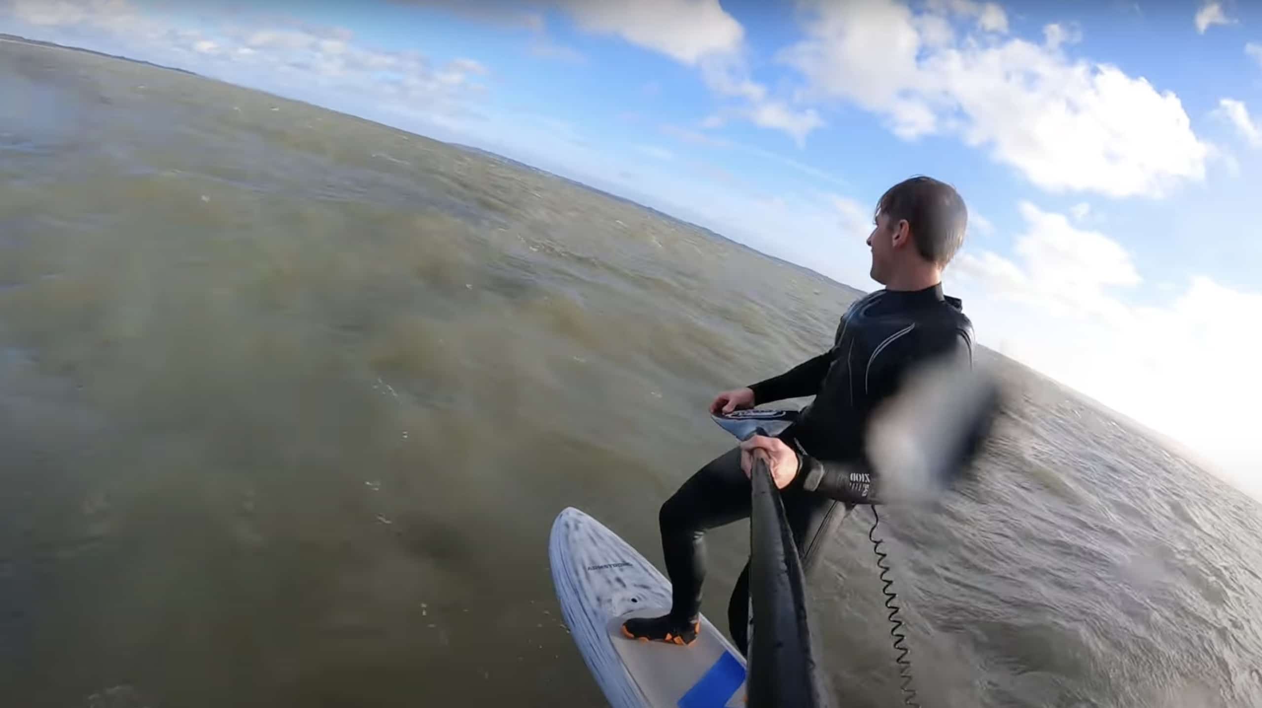 Downwind SUP Foil the UK’s version of Hood River