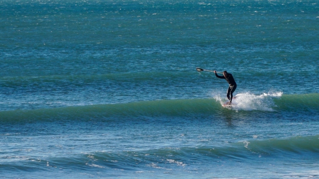 SUP surfing skills on flat water / Get ready for the waves!