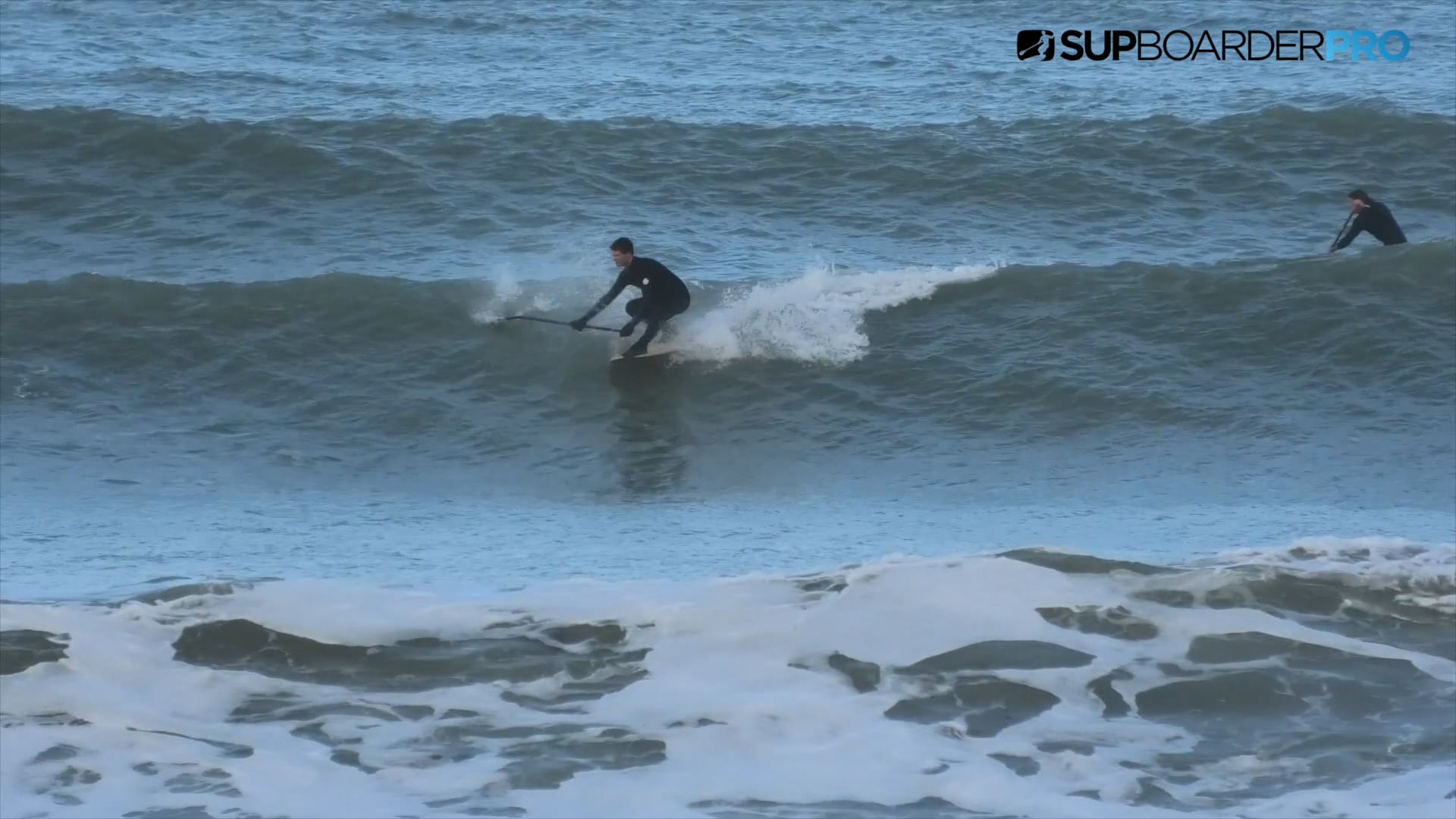 Longboard SUP Surfing Series #3 / Catching Waves on a Longboard SUP PRO VIDEO