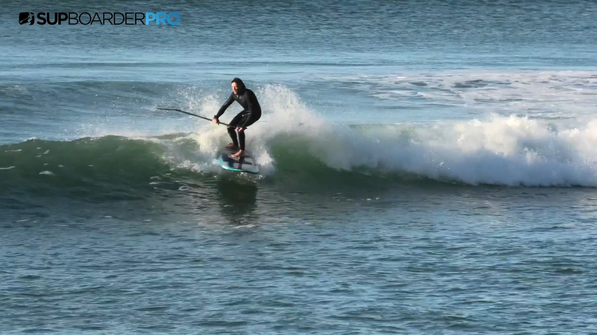 Top Turn on a Longboard SUP - PRO VIDEO